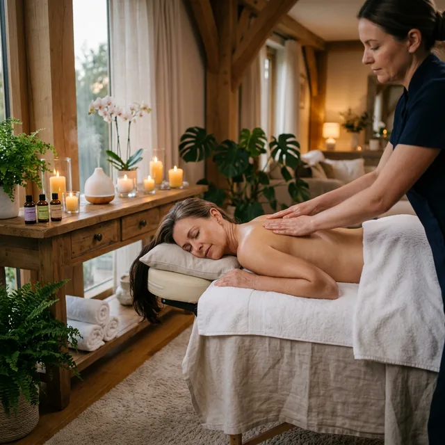 Massage at home Dubai - ladies home salon full body relaxation massage